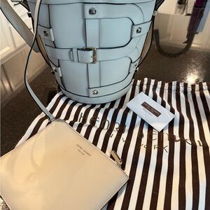 Henri Bendel Beige Medium Harness Bucket Shoulder Bag RARE Collectible